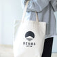 EVERGREEN WORKS X BEAMS JAPAN TOTE BAG (WHITE×INDIGO)