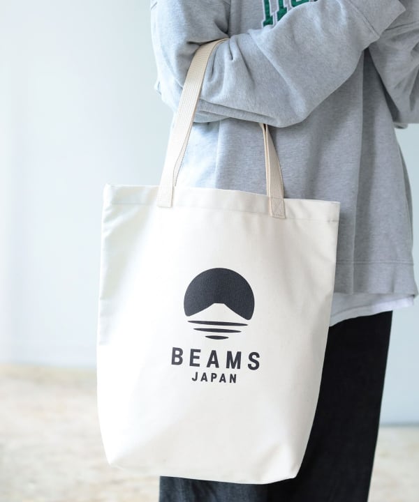 EVERGREEN WORKS X BEAMS JAPAN TOTE BAG (WHITE×INDIGO)