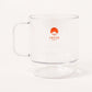 BEAMS JAPAN STACKING MUG CLEAR (CLEAR×ORANGE)