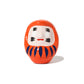 LUCKEY CHARM DOLL DHARMA SMALL (ORANGE)