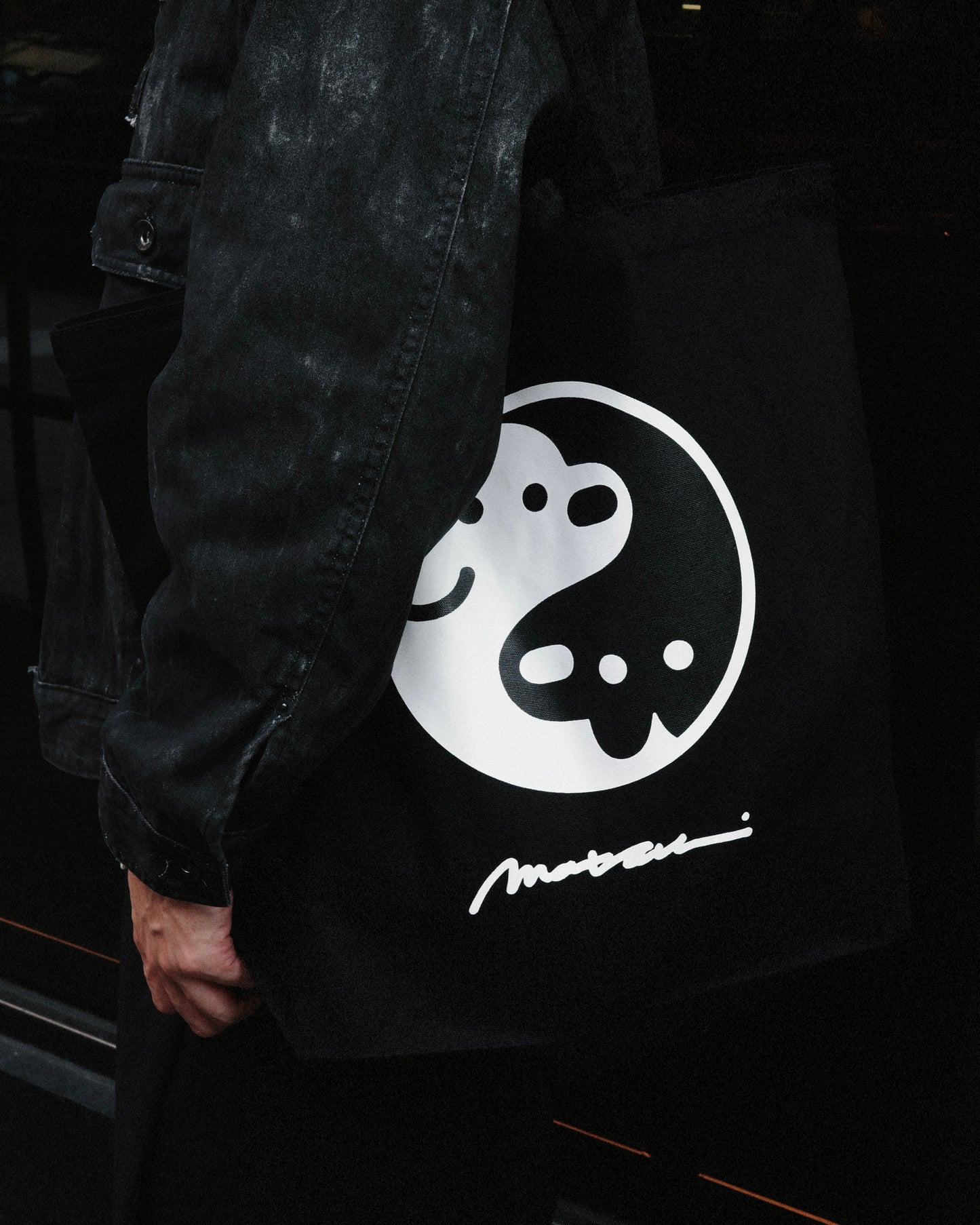 matsui TOTE BAG (BLACK)