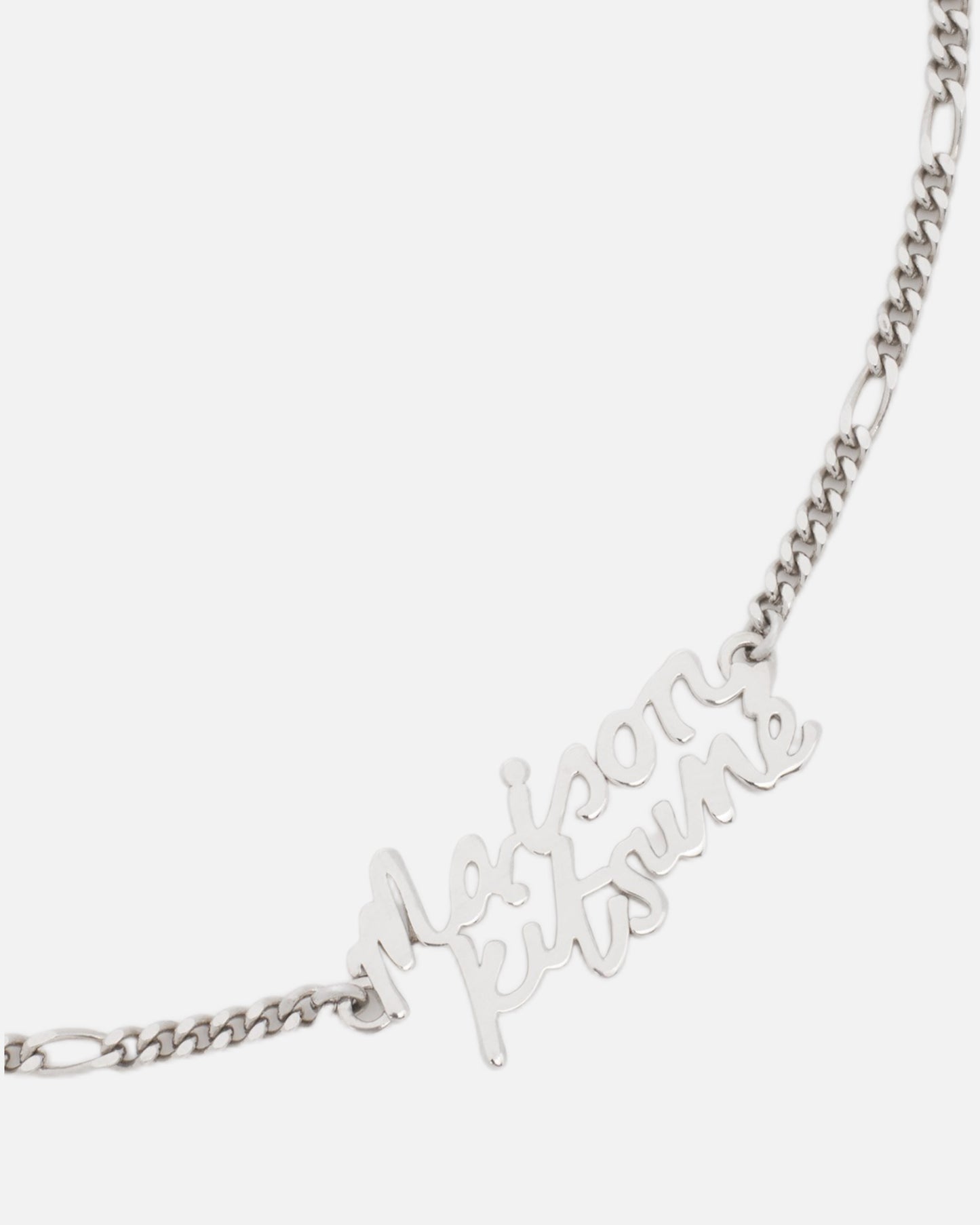 MAISON KITSUNE HANDWRITTING NECKLACE (SILVER)