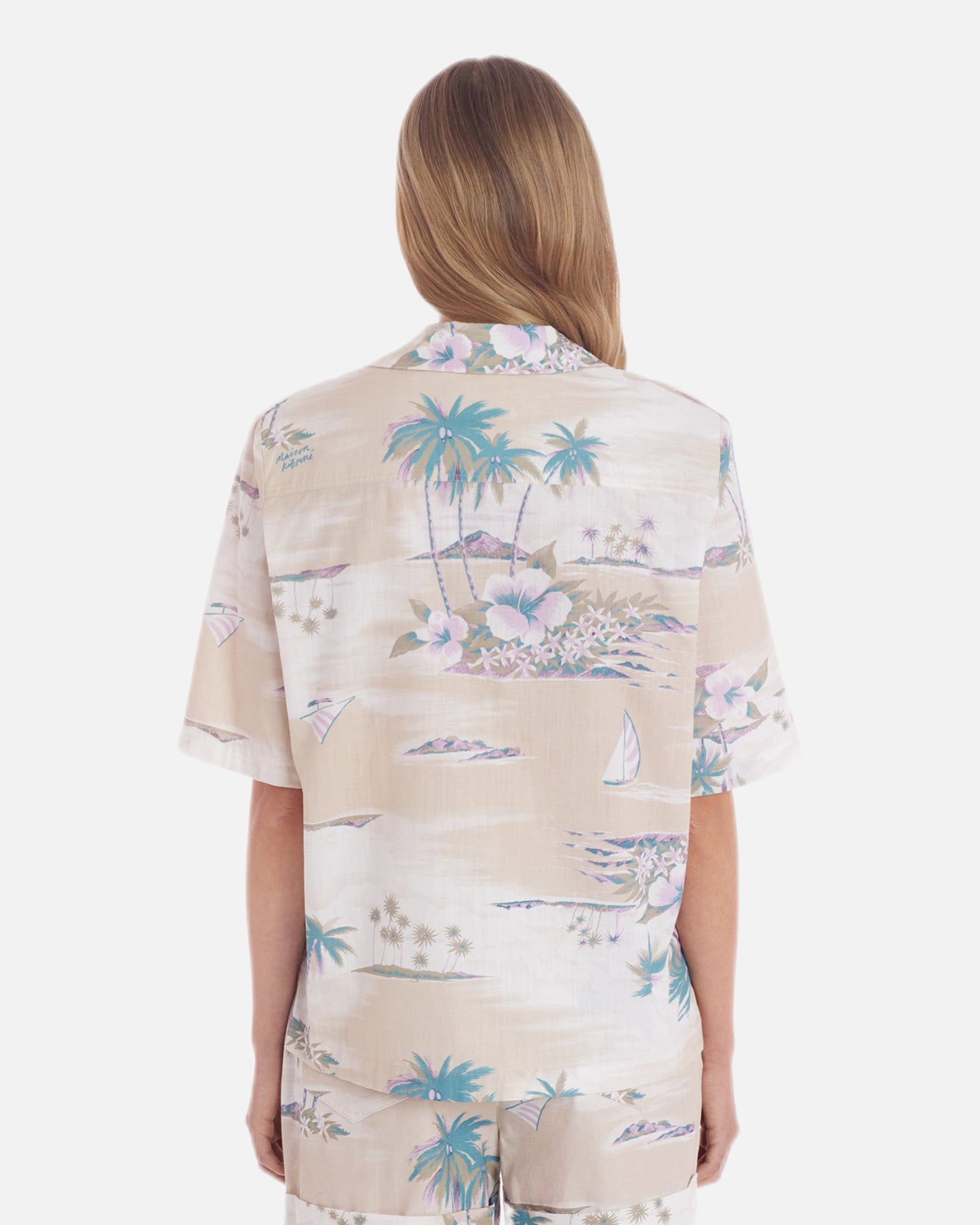 RESORT SHIRT (BEIGE DESIGN)