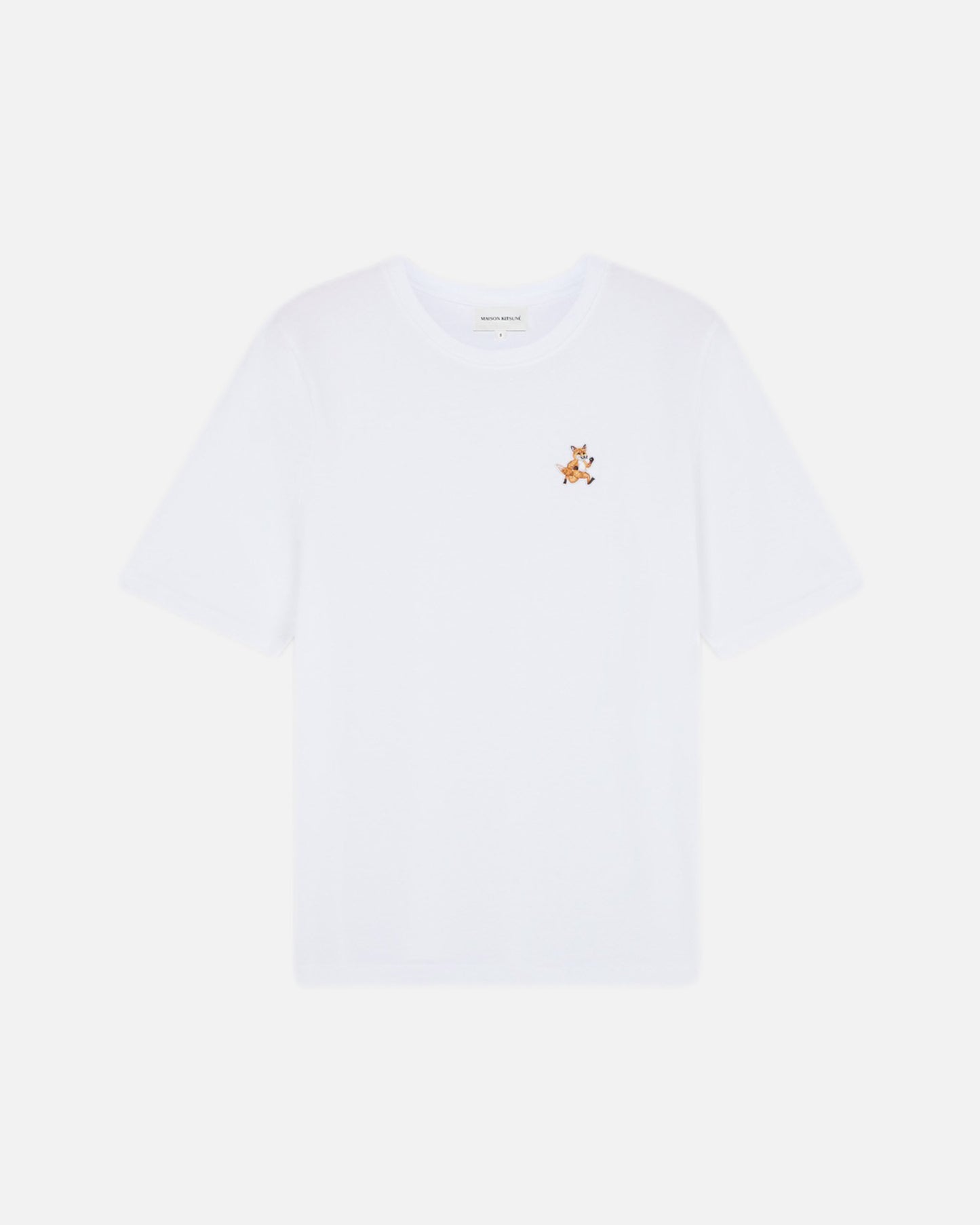 SPEEDY FOX PATCH COMFORT TEE-SHIRT (WHITE)