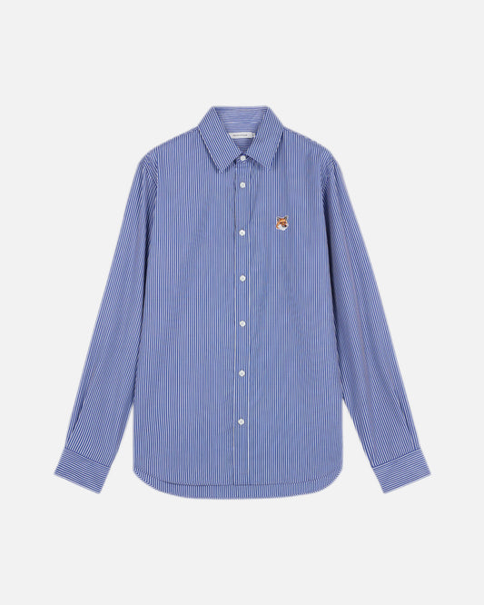 FOX HEAD CLASSIC STRIPED SHIRT (NAVY STRIPES)