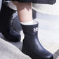 FLATFORM RAIN BOOTS_MIDDLE (BLACK)