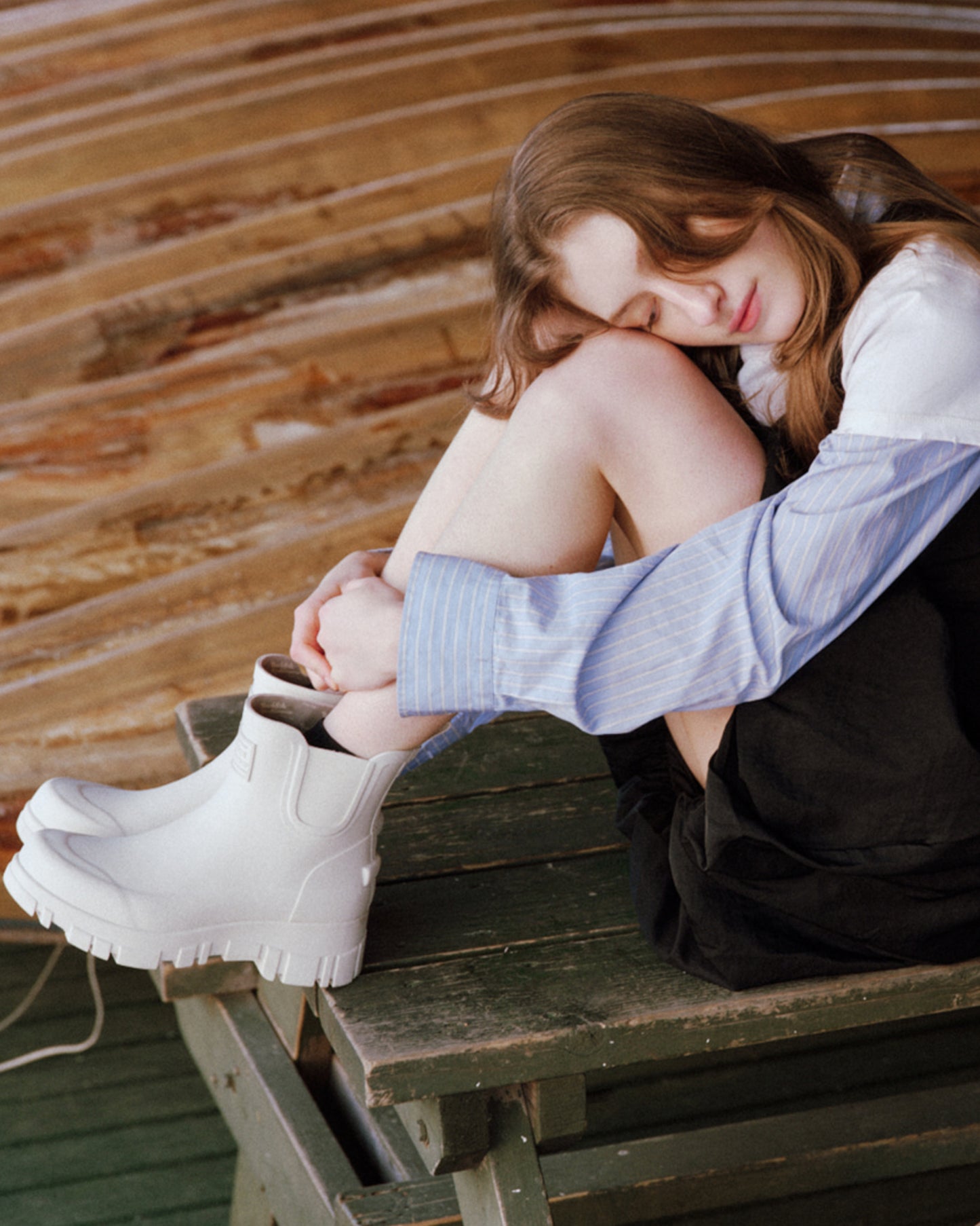 FLATFORM RAIN BOOTS_CHELSEA (CREAM)