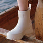 FLATFORM RAIN BOOTS_CHELSEA (CREAM)