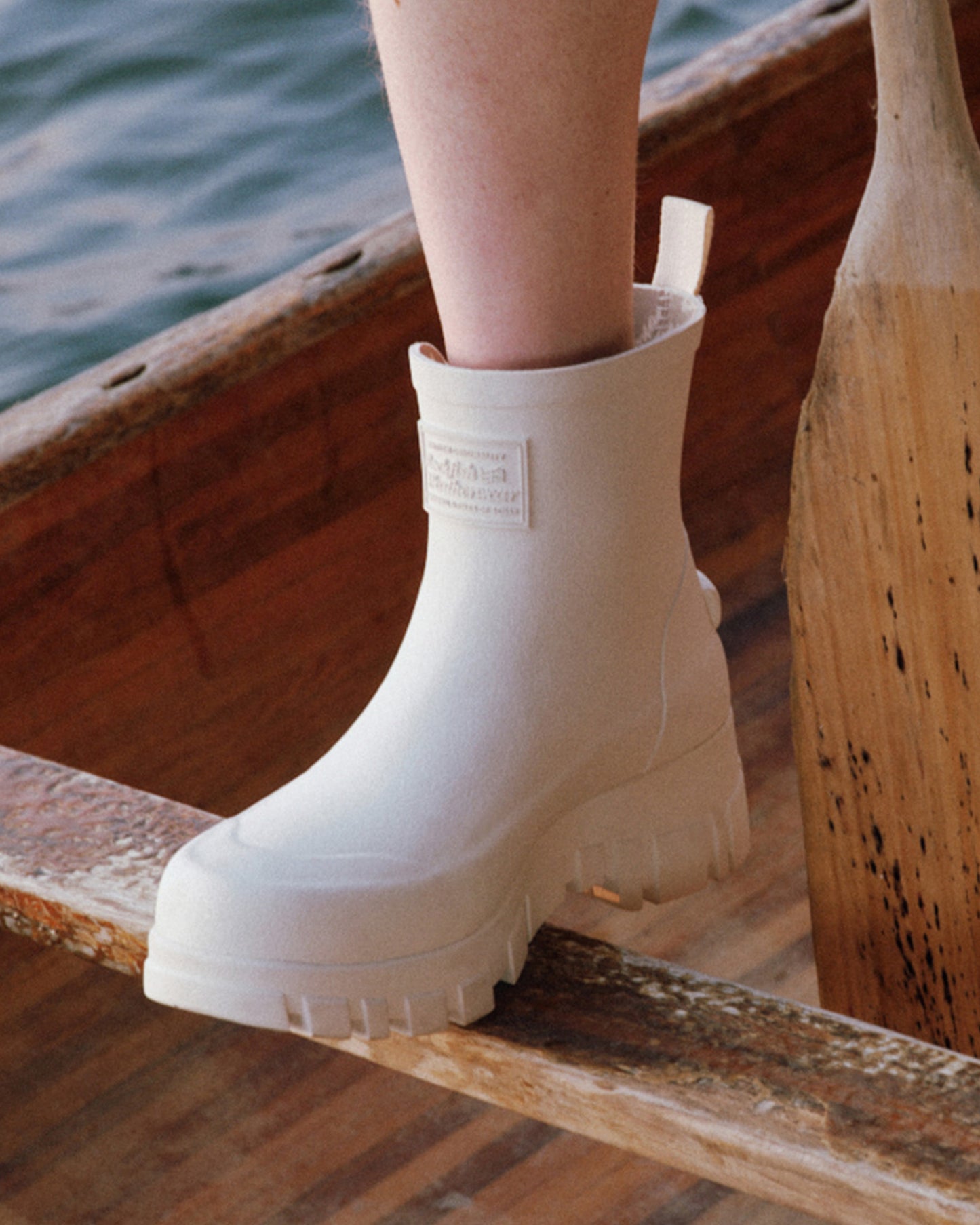 FLATFORM RAIN BOOTS_CHELSEA (CREAM)