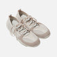 NICOLE LACEUP SNEAKERS (BEIGE)