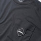 EMBLEM POCKET TEE (BLACK)