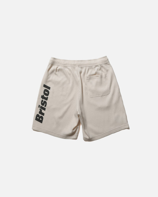 TECH WAFFLE TEAM RELAX SHORTS (OFF WHITE)
