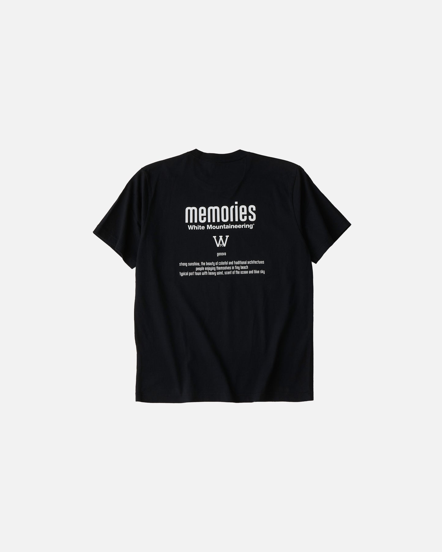 "GENOVA" PHOTO T-SHIRT (BLACK)