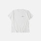 LOGO EMBROIDARY T-SHIRT (WHITE)