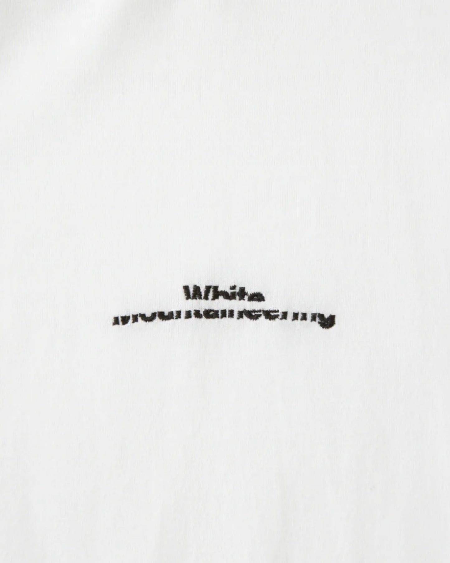 LOGO EMBROIDARY T-SHIRT (WHITE)