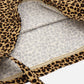 LEOPARD CORDUROY ECO BAG (BEIGE)