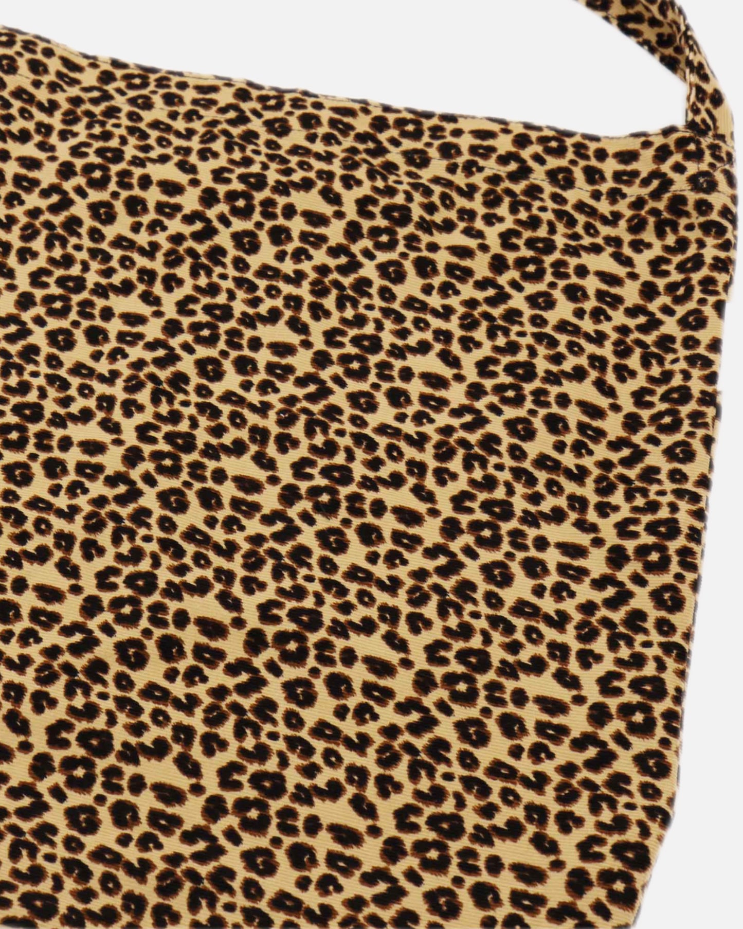 LEOPARD CORDUROY ECO BAG (BEIGE)