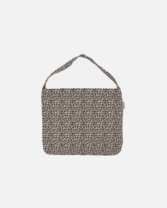 LEOPARD CORDUROY ECO BAG (CREAM)