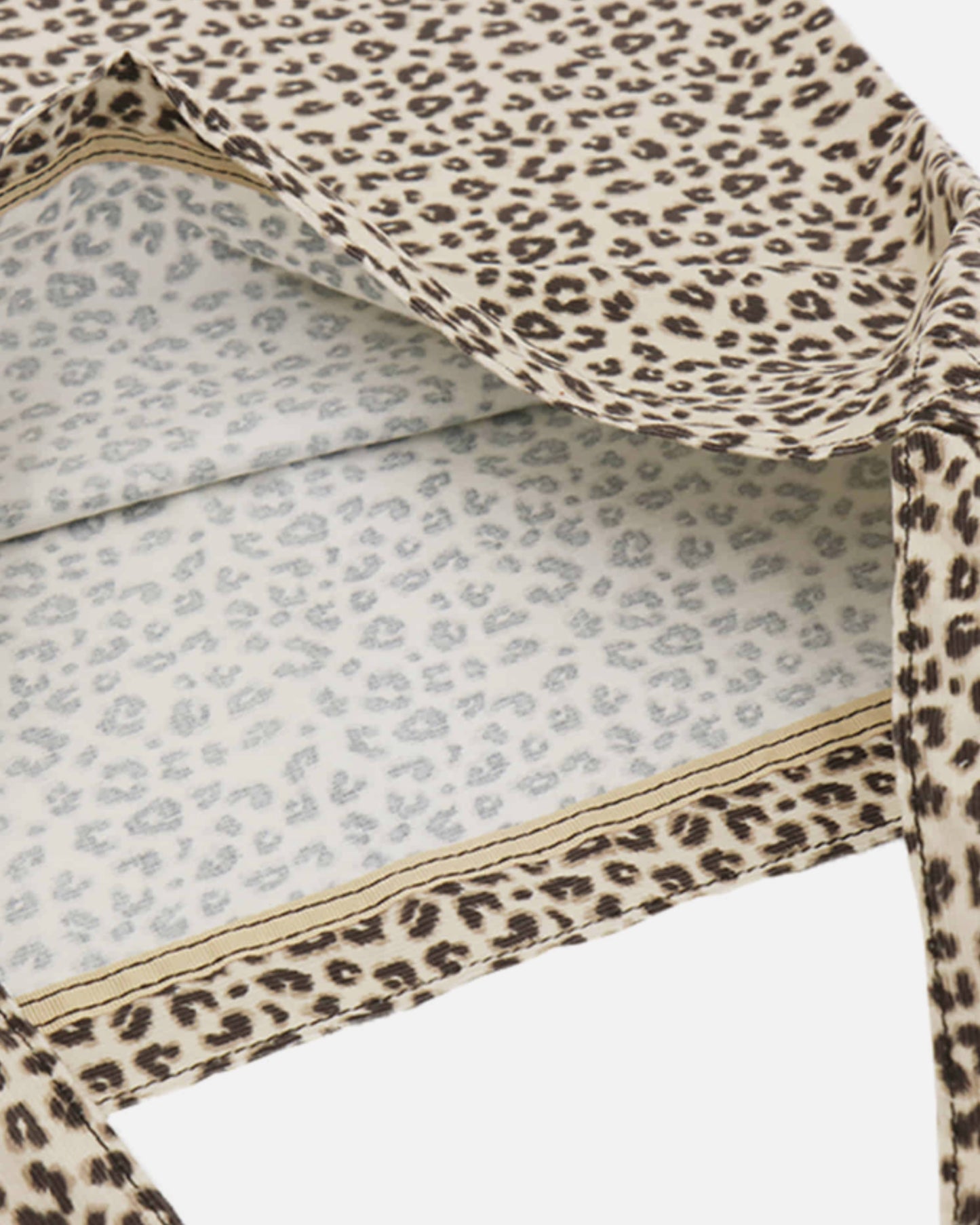 LEOPARD CORDUROY ECO BAG (CREAM)