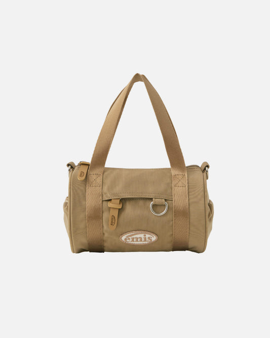 MINI CROSSED BODY CIRCULAR BAG (BEIGE)