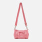 MINI CROSSED BODY CIRCULAR BAG (PINK)