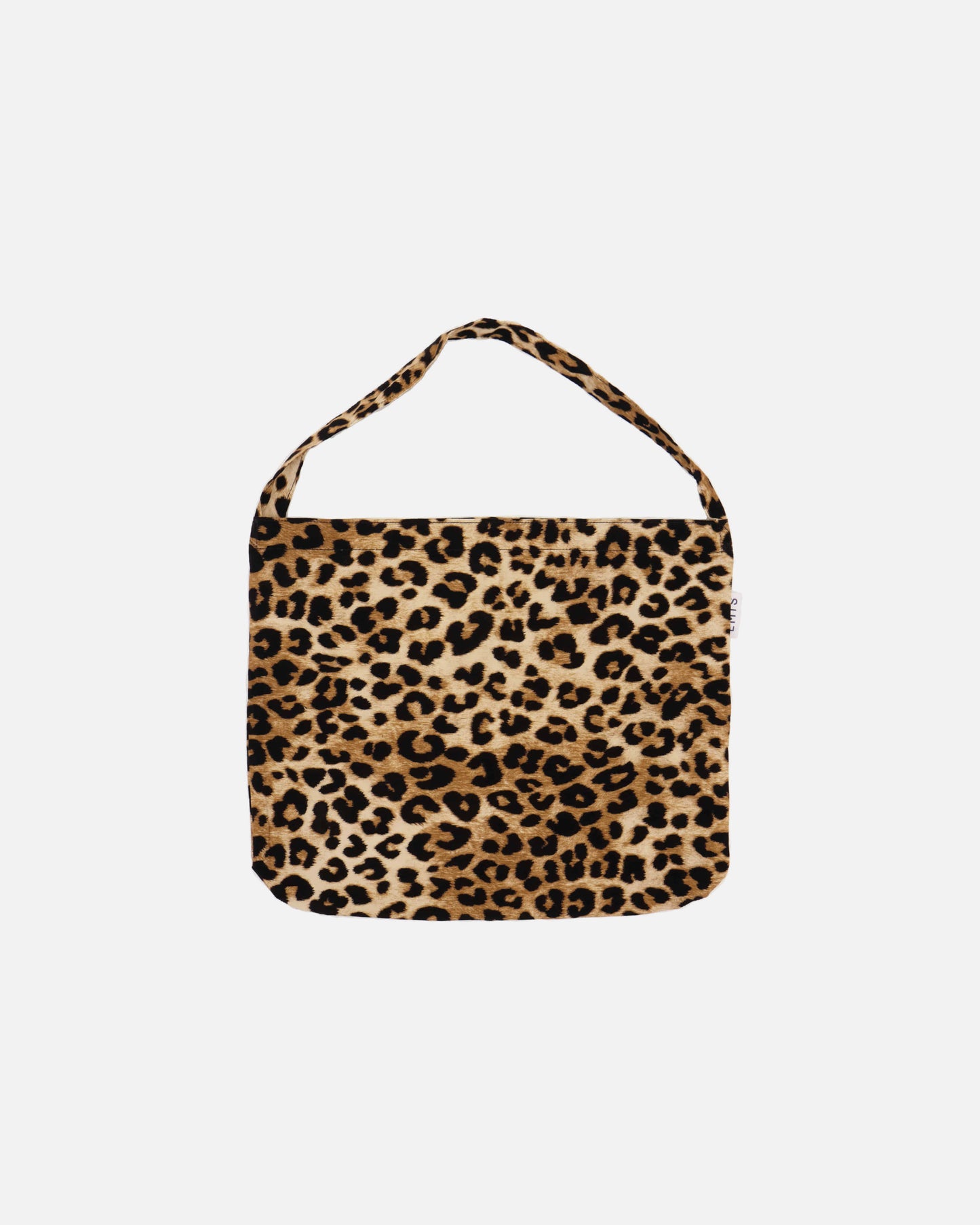 NEW LEOPARD CORDUROY ECO BAG (BEIGE)