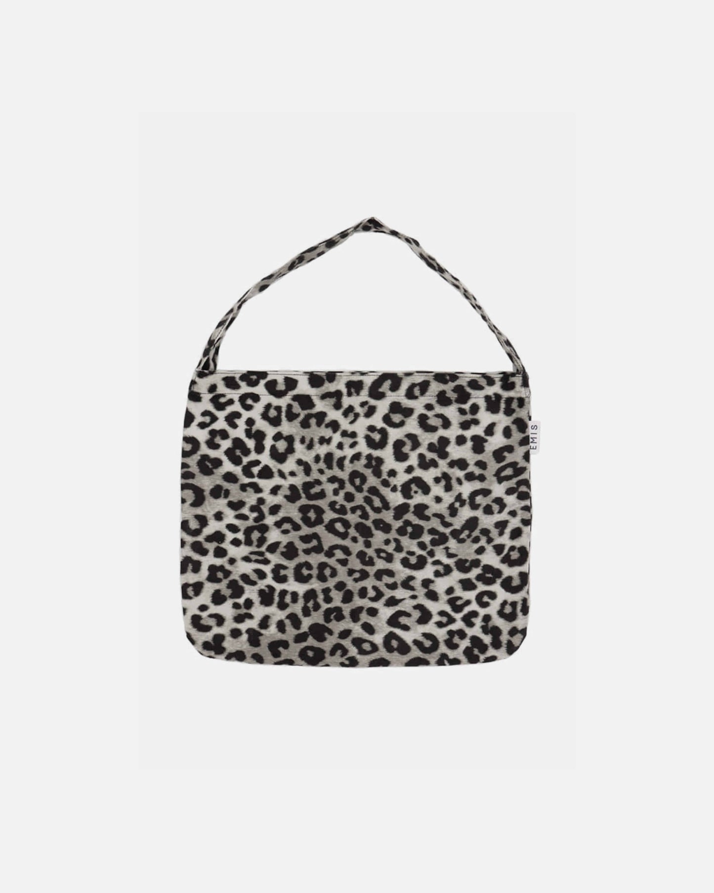 NEW LEOPARD CORDUROY ECO BAG (GRAY)