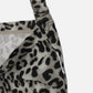 NEW LEOPARD CORDUROY ECO BAG (GRAY)