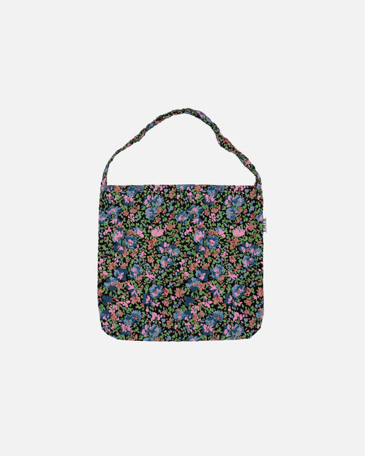 PAINTING FLOWER ECO BAG (BLACK)