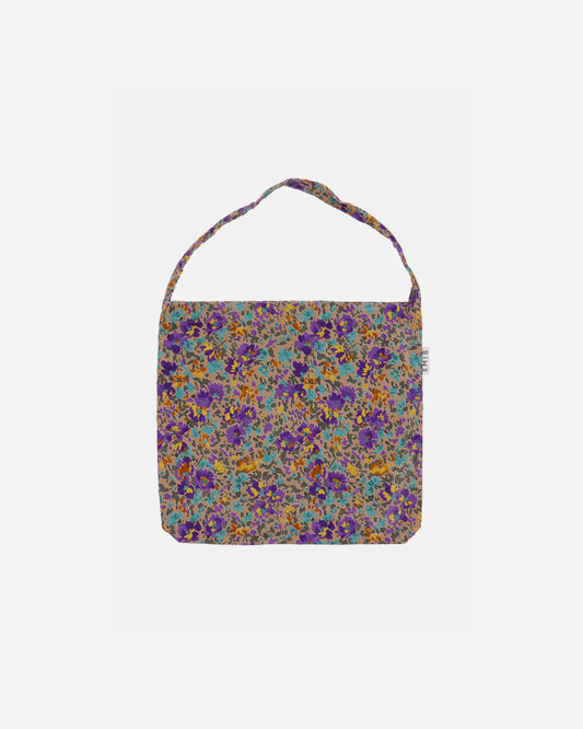 PAINTING FLOWER ECO BAG (SANDY BROWN)