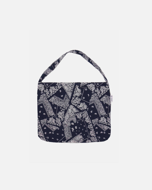 PAISLEY ECO BAG (NAVY)