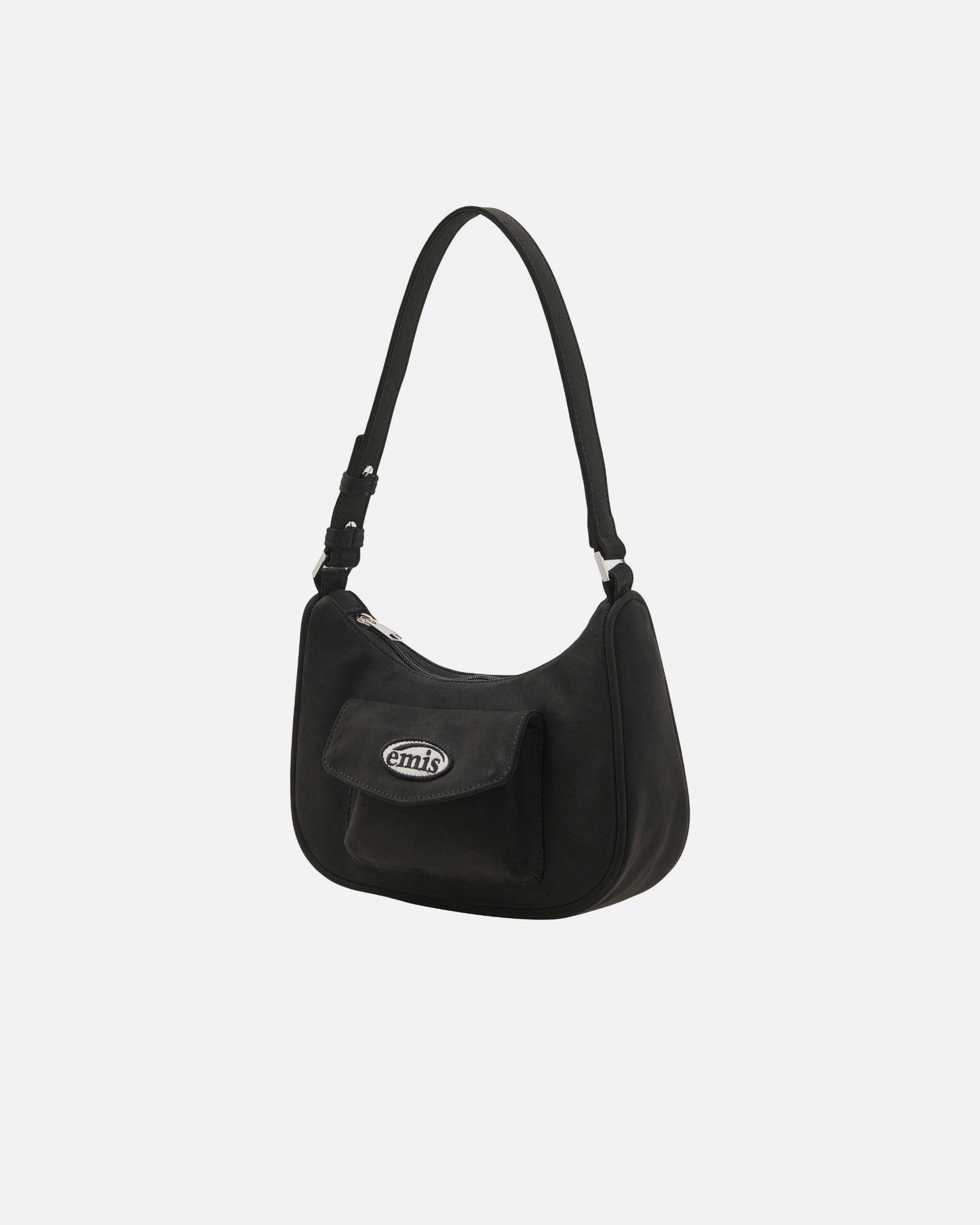 WAPPEN OUT POCKET HOBO BAG (BLACK)