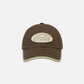 BEIGE TRIMMING BALL CAP (BROWN)