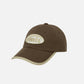 BEIGE TRIMMING BALL CAP (BROWN)