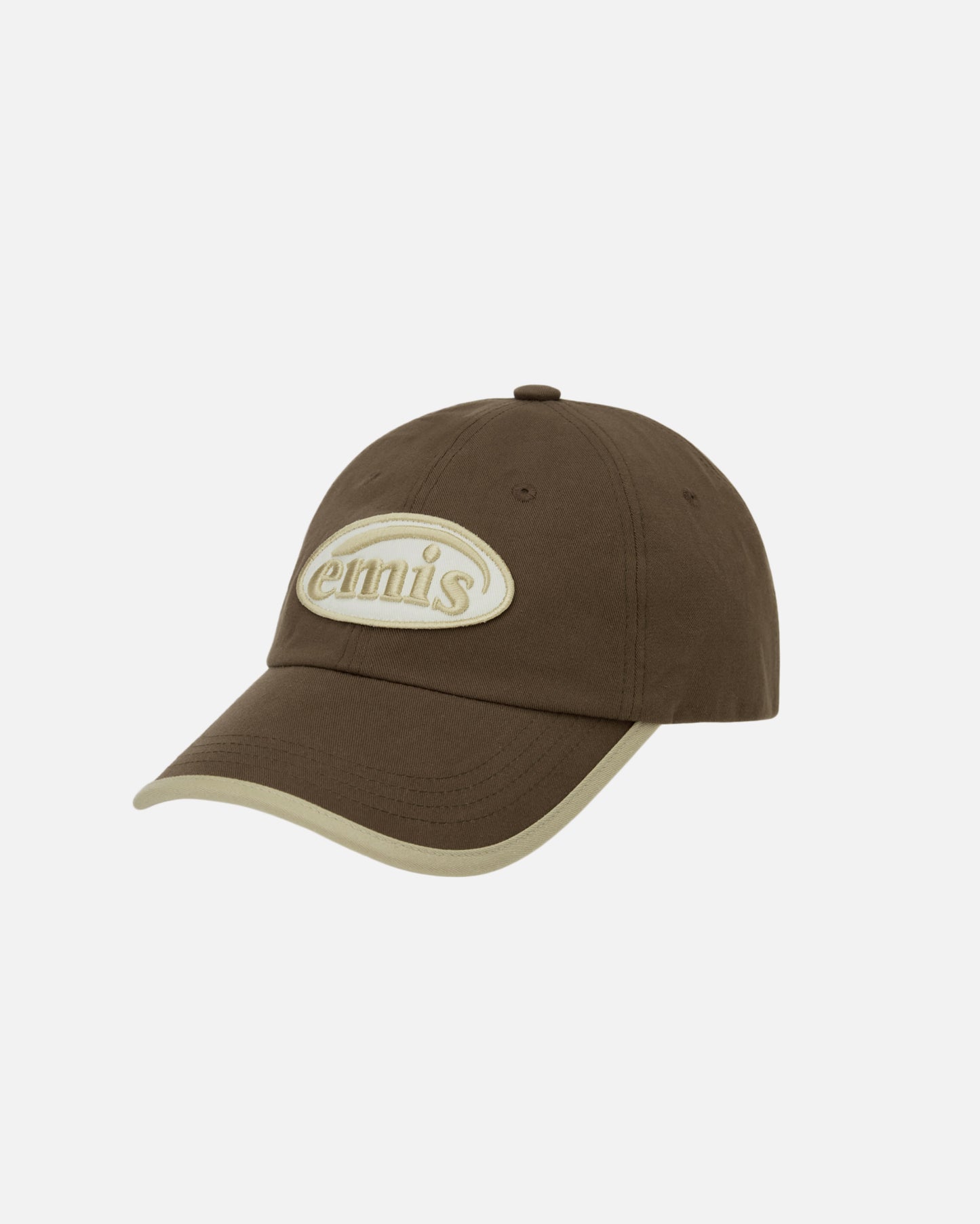 BEIGE TRIMMING BALL CAP (BROWN)