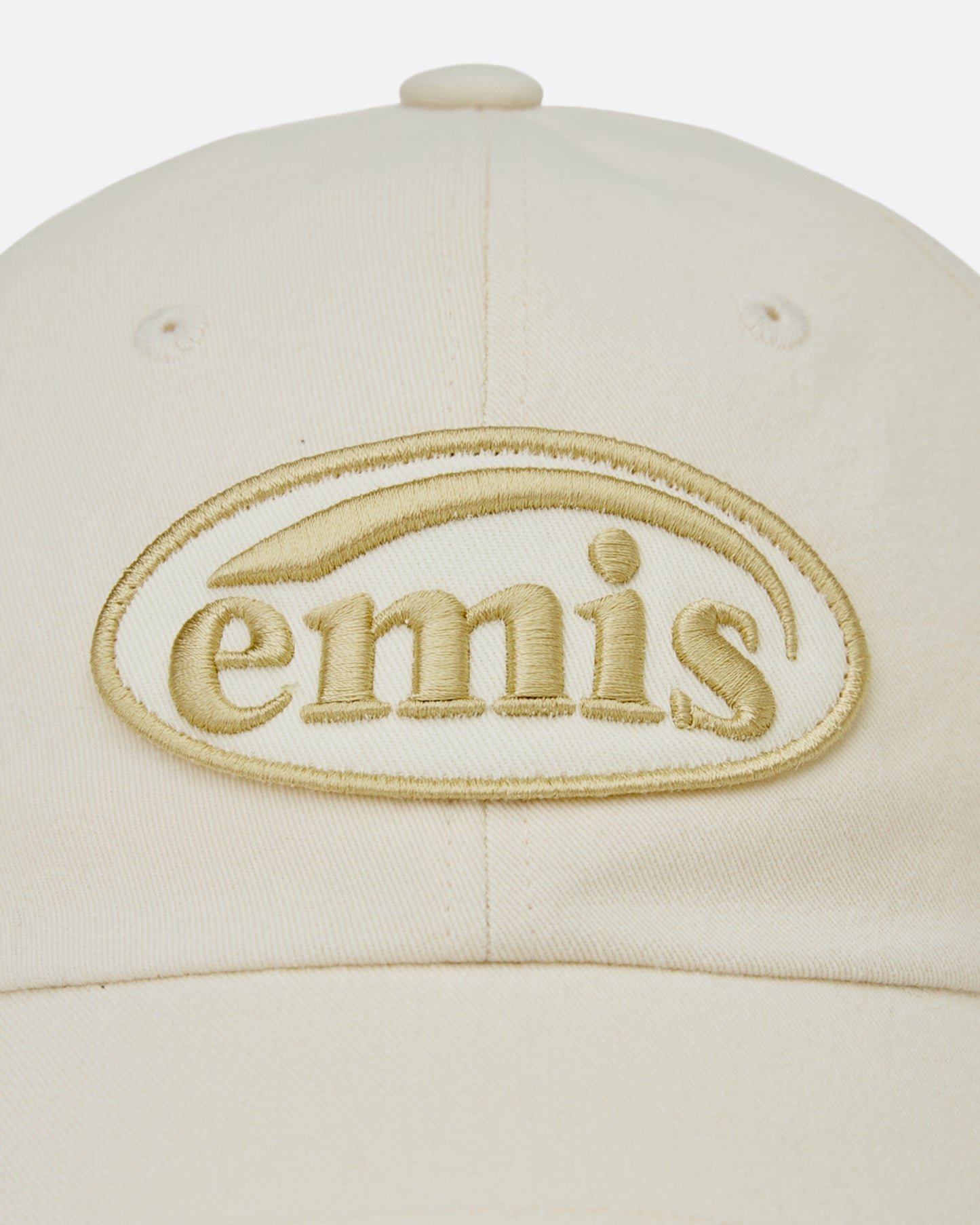 BEIGE TRIMMING BALL CAP (CREAM)