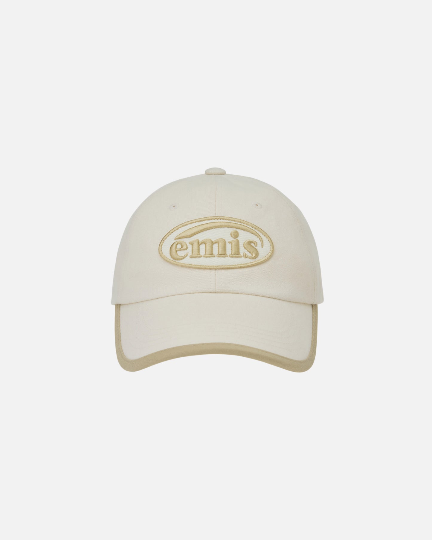 BEIGE TRIMMING BALL CAP (CREAM)