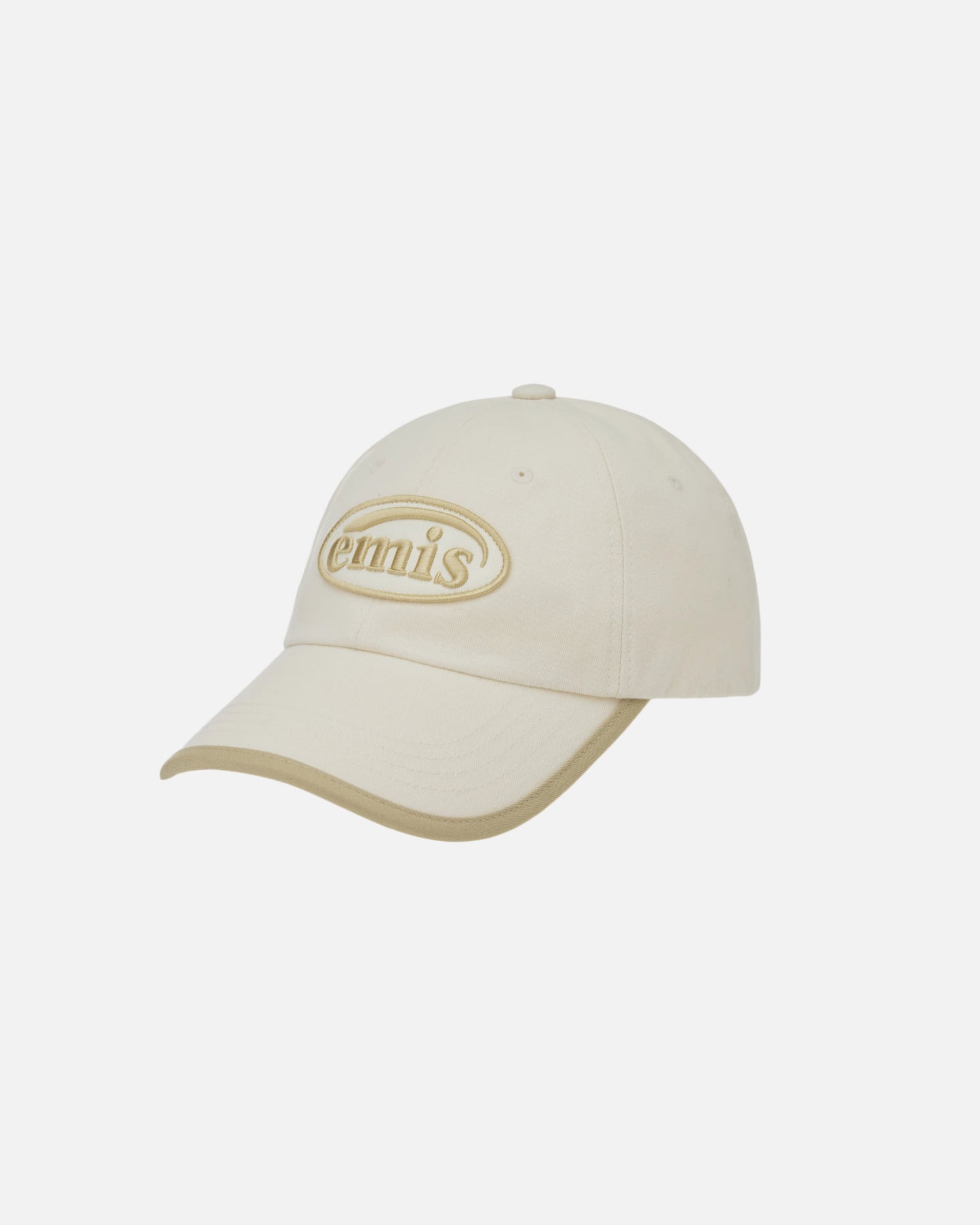 BEIGE TRIMMING BALL CAP (CREAM)