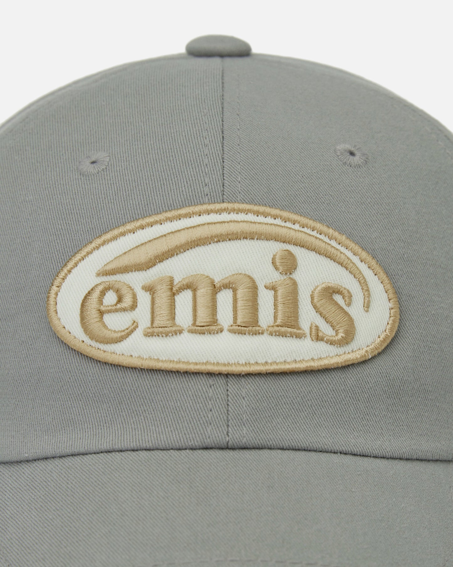 BEIGE TRIMMING BALL CAP (GRAY)