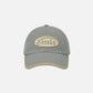 BEIGE TRIMMING BALL CAP (GRAY)