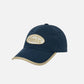 BEIGE TRIMMING BALL CAP (NAVY)