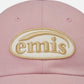 BEIGE TRIMMING BALL CAP (PINK)