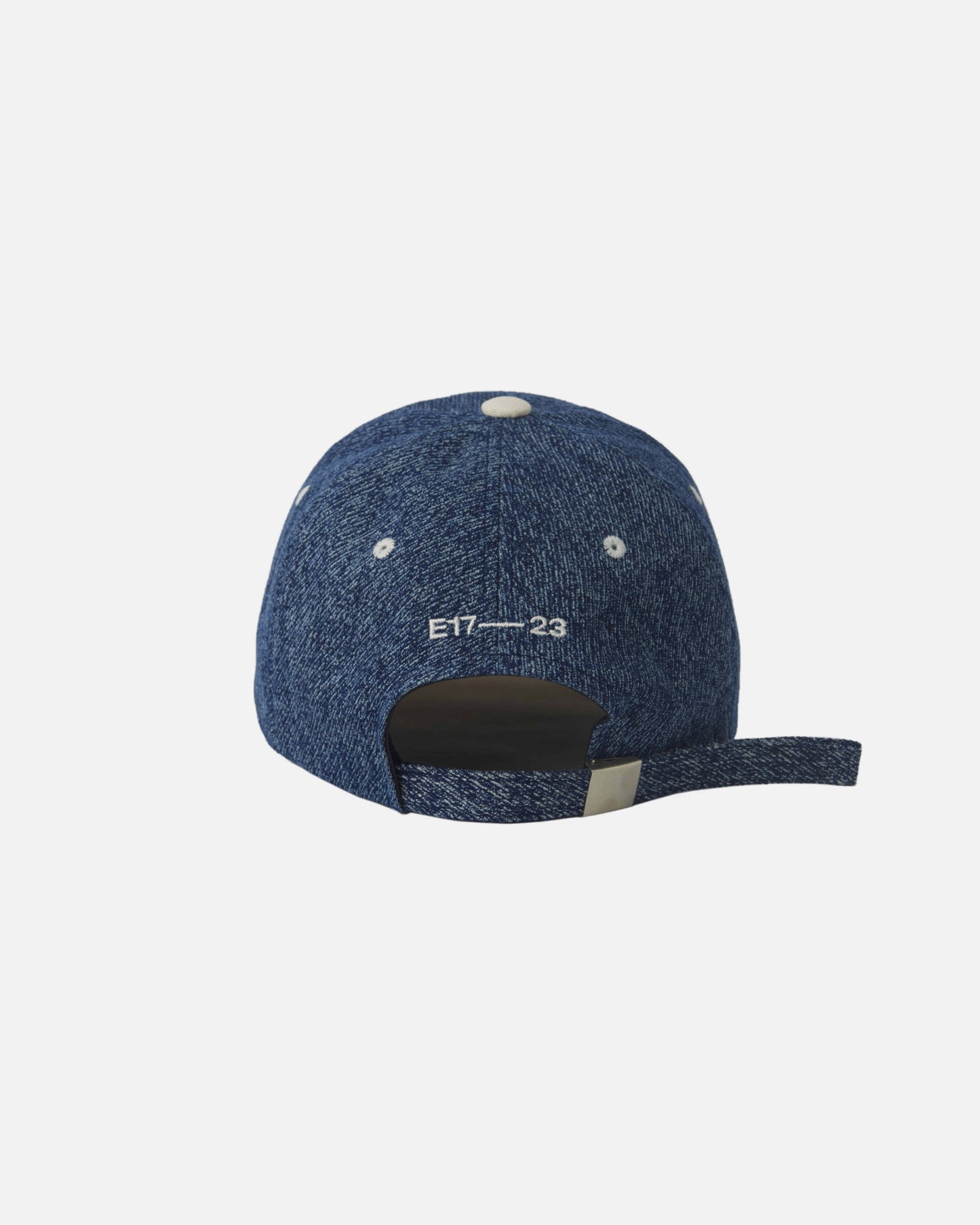 NEW LOGO DENIM BALL CAP (DARK BLUE DENIM/IVORY)