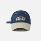 NEW LOGO DENIM BALL CAP (DARK BLUE DENIM/IVORY)