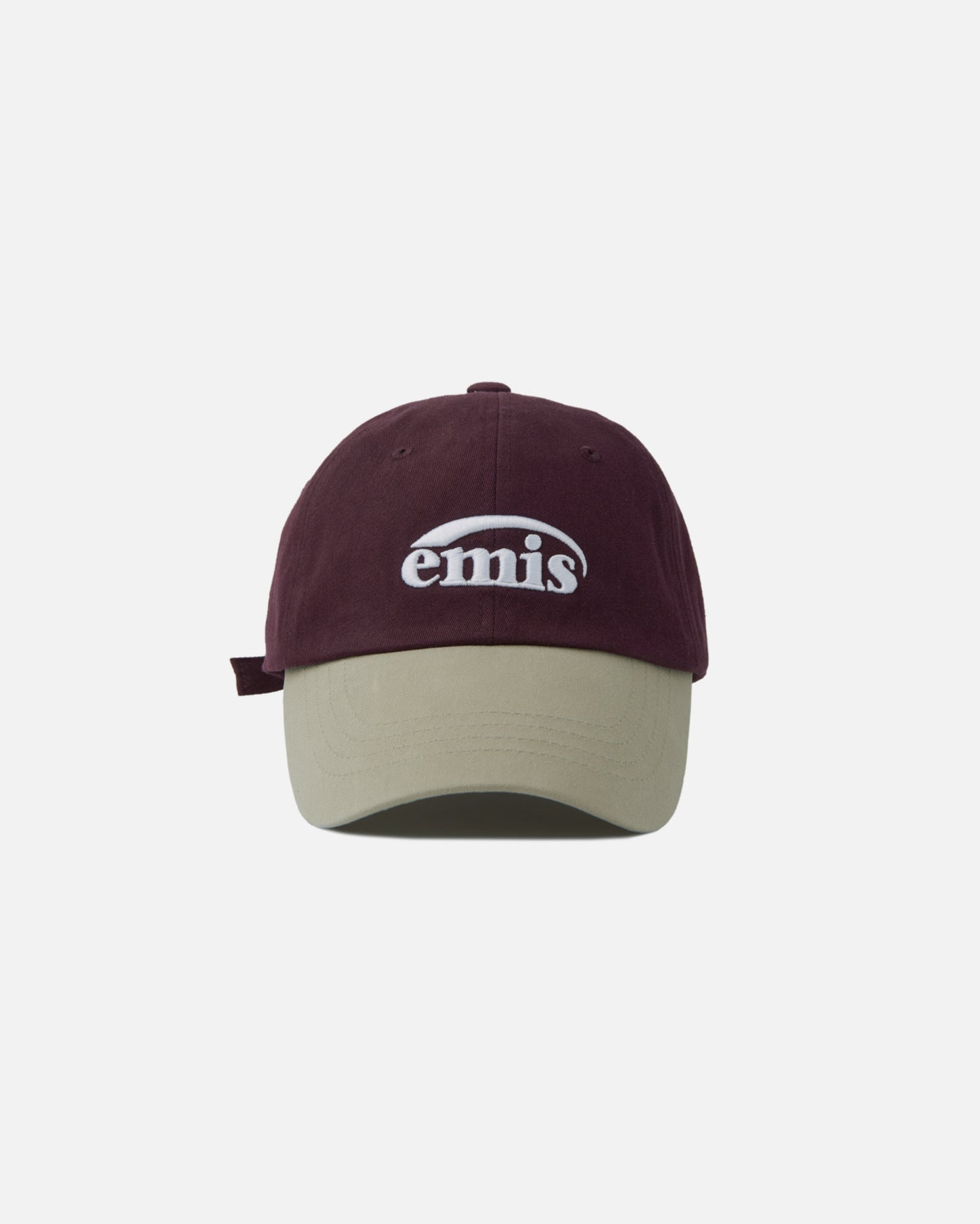 NEW LOGO MIX BALL CAP (BEIGE/BROWN)