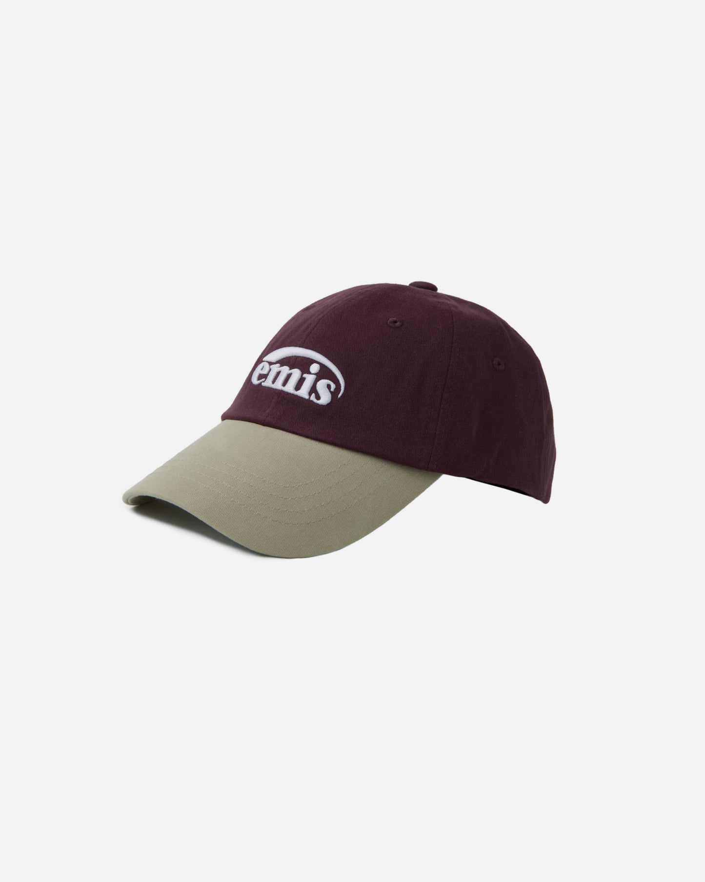 NEW LOGO MIX BALL CAP (BEIGE/BROWN)