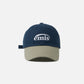 NEW LOGO MIX BALL CAP (BEIGE/NAVY)