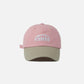 NEW LOGO MIX BALL CAP (BEIGE/PINK)