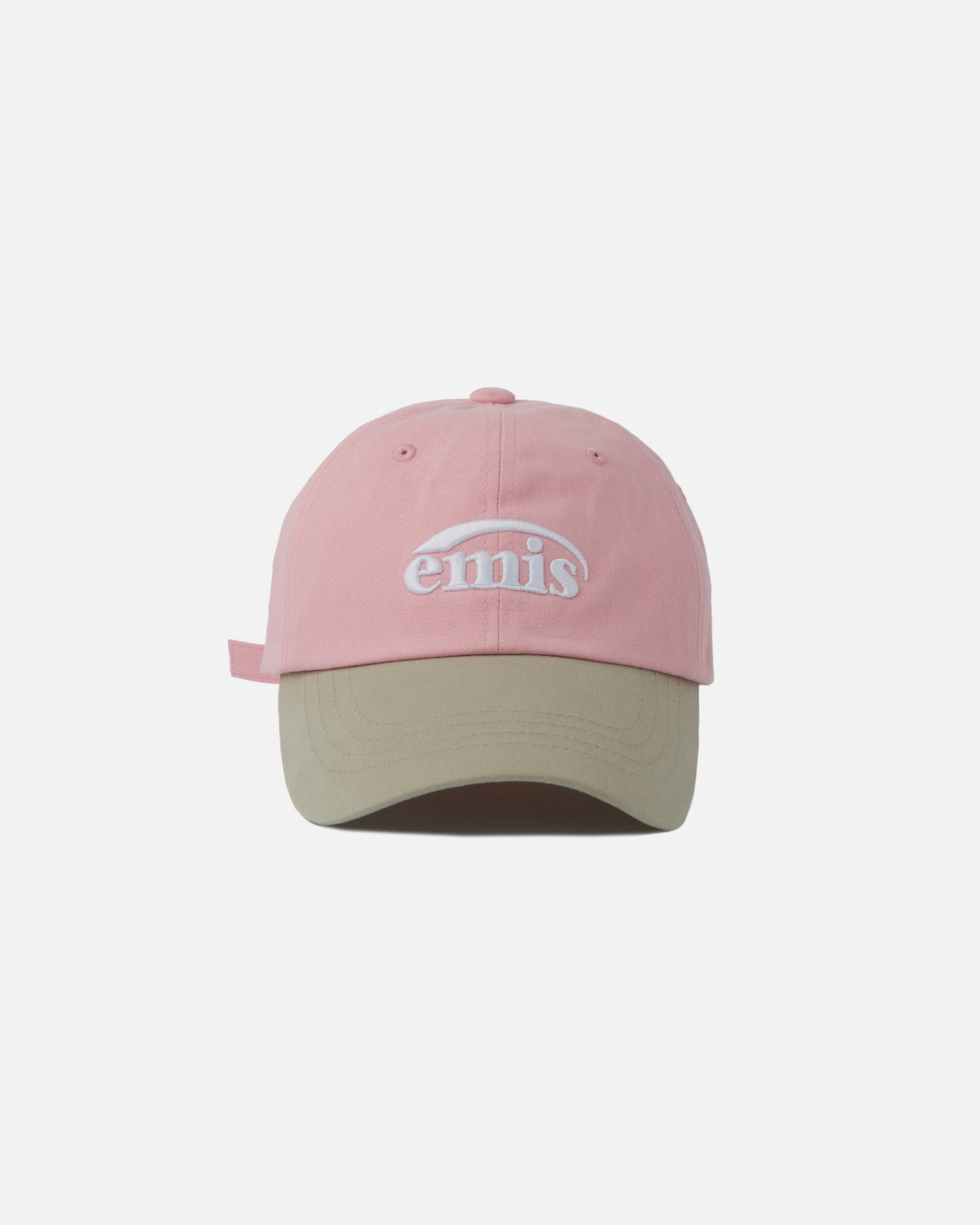 NEW LOGO MIX BALL CAP (BEIGE/PINK)