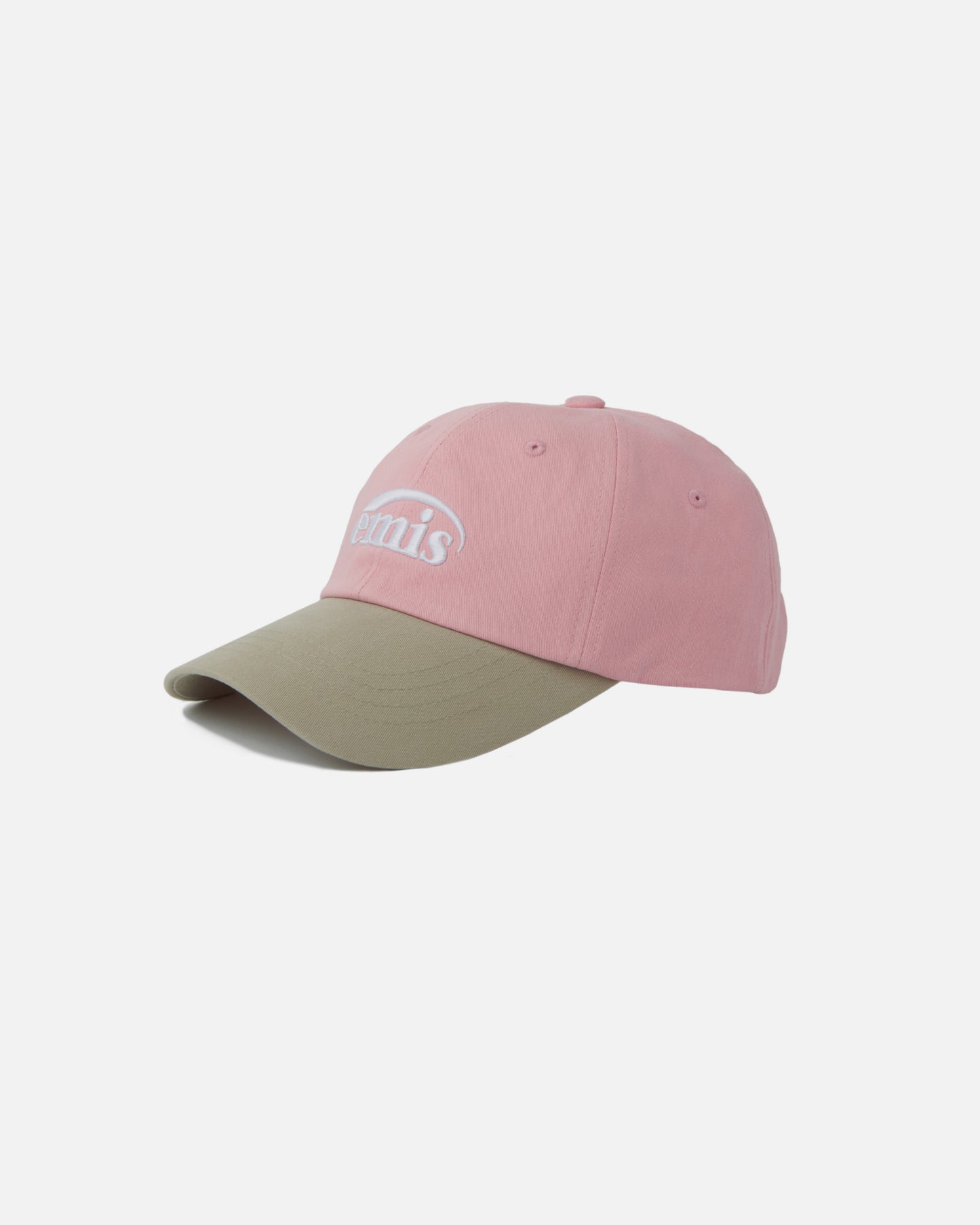 NEW LOGO MIX BALL CAP (BEIGE/PINK)